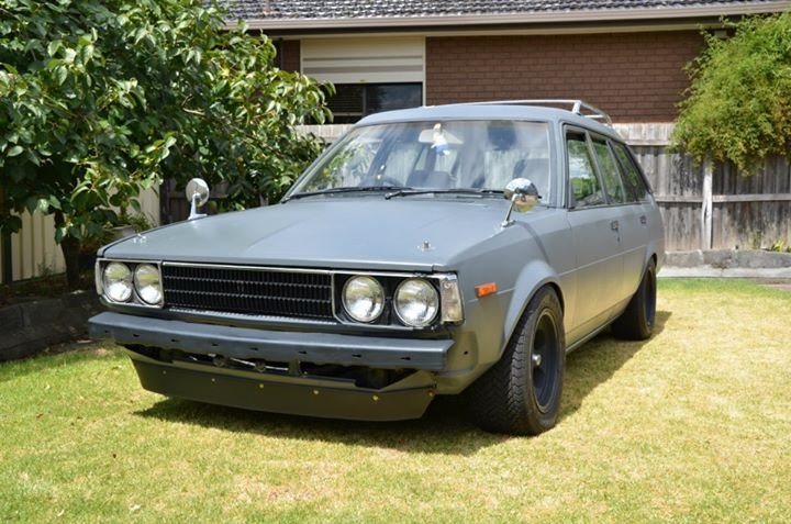 Ae71 wagon + beams, track car project.