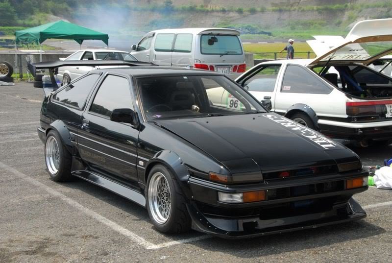 Toyota ae86 Black Limited